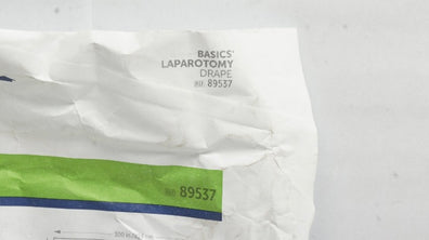 Halyard 89537 Basics Laparotomy Drape 100inch x 124inch